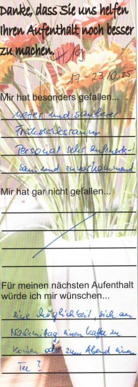 Einzelzimmer Standard, 6 Nächte